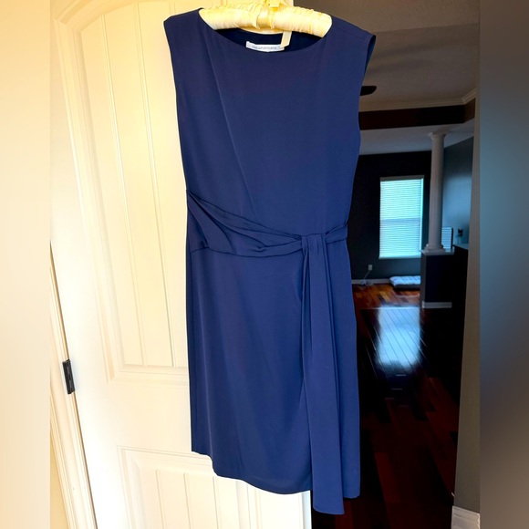 Diane von Furstenberg Navy Dress Size 4 - Picture 1 of 6
